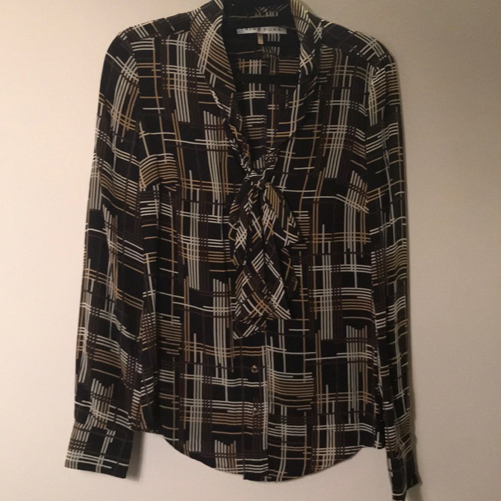 Trina Turk size 2 button down blouse.